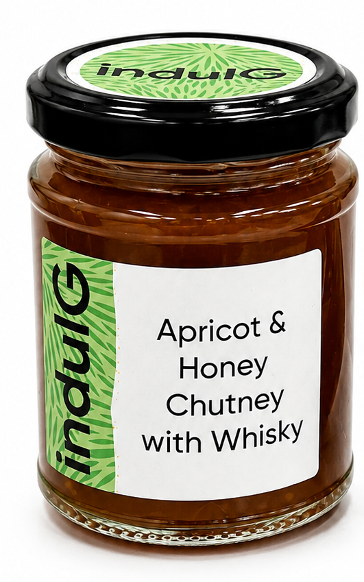 Apricot & Honey Chutney with Whisky (200g)
