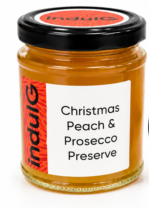 Christmas Peach & Prosecco Preserve (227g)