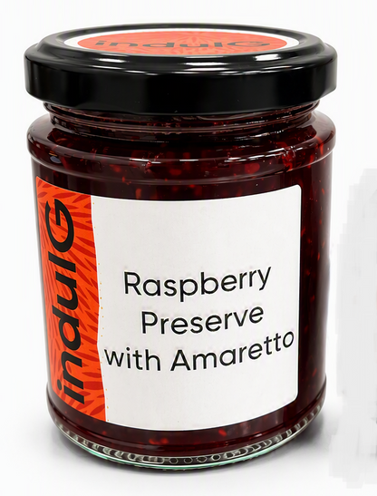 Raspberry Preserve with Amaretto (227g)