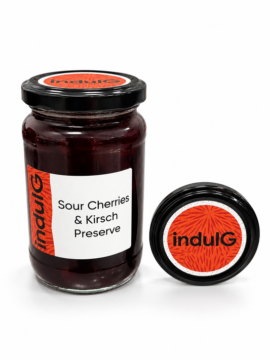 Sour Cherries & Kirsch Preserve (340g)