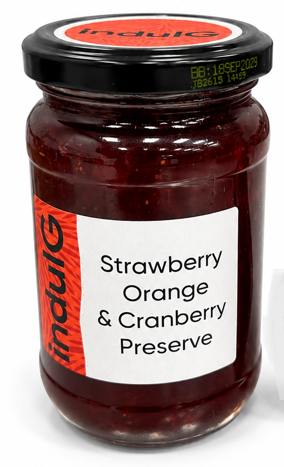 Strawberry, Orange & Cranberry Preserve (340g)