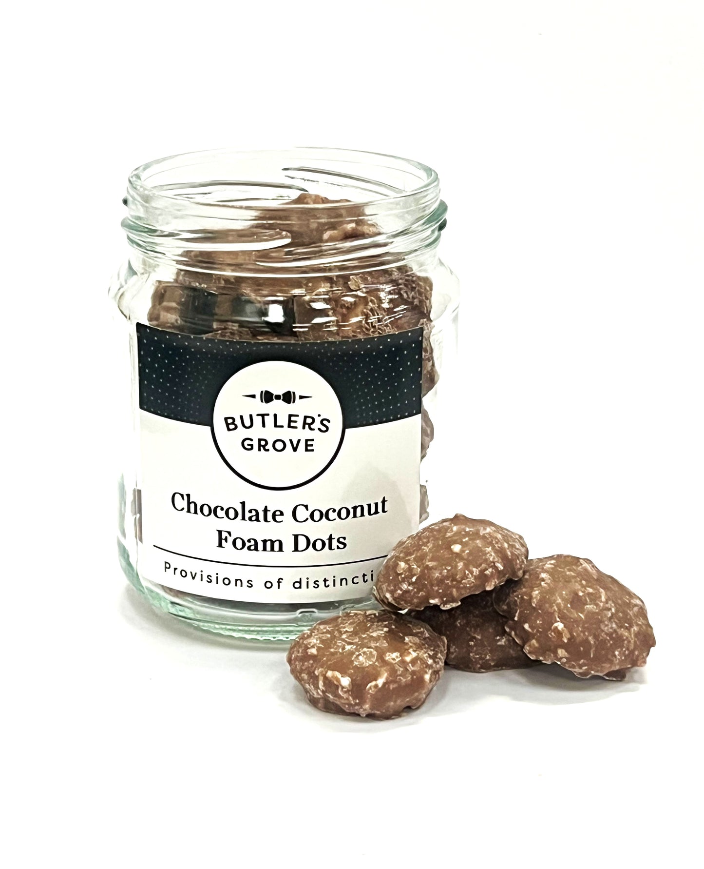 Chocolate Coconut Foam Dots (80g)